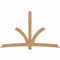 Ekena Millwork Davenport Timber Gable Bracket, Western Red Cedar, 108"W x 68"H x 5 1/2"D x 5 1/2"F, 15/12 Pitch GBW108X68X0606DAV00SWR - alternate 1